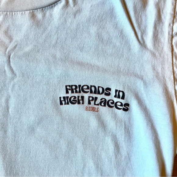 Barney Cools Unisex Friends in High Places Tee in Sand Size S Johnny Depp - Picture 3 of 6